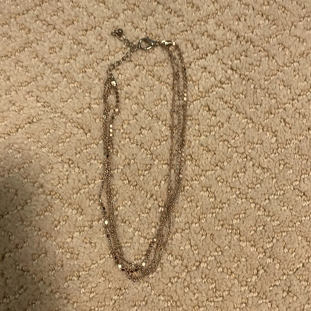 Gold 3-chain necklace